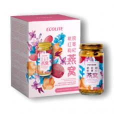 Ecolite Bird's Nest Peach Gum With Red Dates & Wolfberry<br/>益康桃胶红枣枸杞燕窝（150ml x 4)